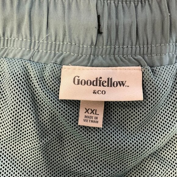 NWT GOODFELLOW Men's Midnight Black Bathing Suit Board Shorts Swimwear, sz XXL - Picture 2 of 12